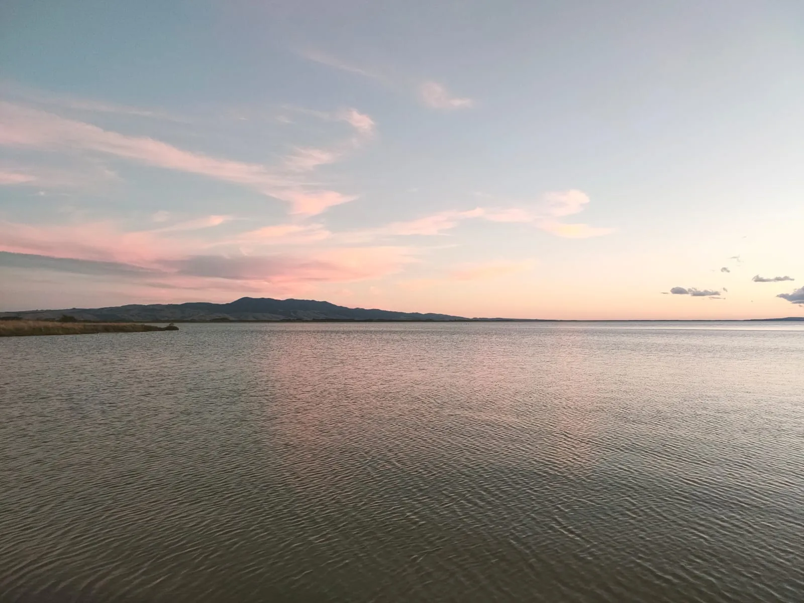Peaceful coastal landscape